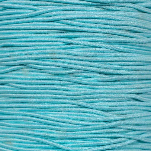 Light Blue 1/16 Inch Elastic Cord - 1300 Foot Spool 3 Light Blue 1/16 Inch Elastic Cord - 1300 Foot Spool