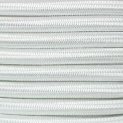 1/2 Inch Shock Cord Spools - White - 100 Feet