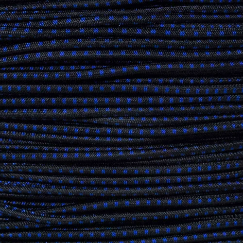 Thin Blue Line - 1/8 Inch Shock Cord 3 Thin Blue Line - 1/8 Inch Shock Cord