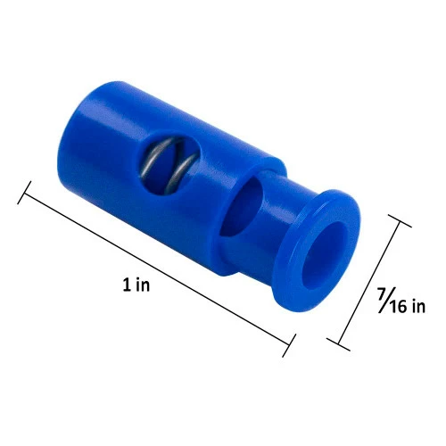 Cylinder Hole-Top Cord Locks - Multiple Colors 4 Cylinder Hole-Top Cord Locks - Multiple Colors - Image 2