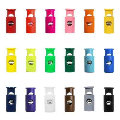 Cylinder Hole-Top Cord Locks - Multiple Colors 3 Cylinder Hole-Top Cord Locks - Multiple Colors