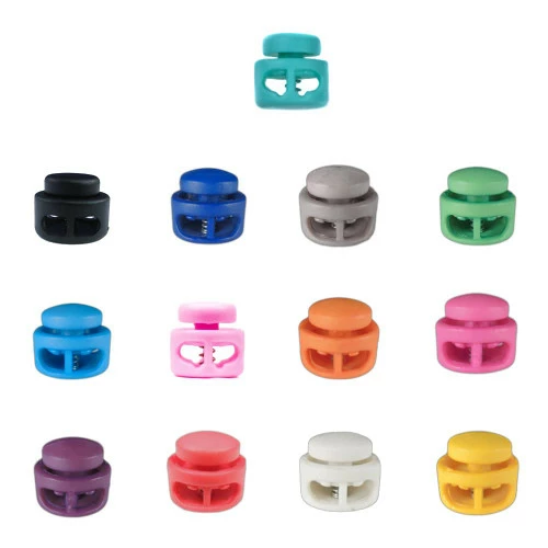 Two-Hole Cord Locks - Multiple Colors 3 Two-Hole Cord Locks - Multiple Colors