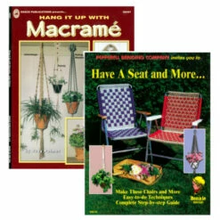 2 Pack Of DIY Macrame Books - Hang It Up & Have A Seat
