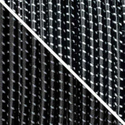 Black - 3/16 Inch Shock Cord With 2 Reflective Tracers