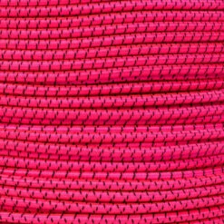 Neon Pink With Black X - 3/16 Inch Shock Cord