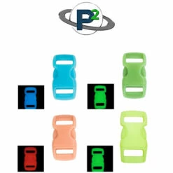 3/8 Inch Buckle - Glow In The Dark Colors