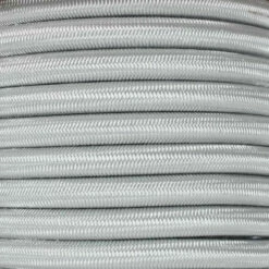 3/8 Inch Shock Cord 100 Foot Spool - Silver Gray