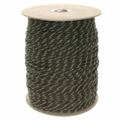 Glow In The Dark Olive Drab 550 Paracord (7-Strand) - Spools