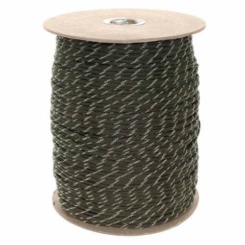 Glow In The Dark Olive Drab 550 Paracord (7-Strand) - Spools 3 Glow In The Dark Olive Drab 550 Paracord (7-Strand) - Spools