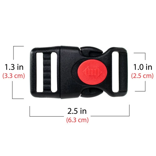 Locking Double Bar Buckle—1 In. 4 Locking Double Bar Buckle—1 In. - Image 2