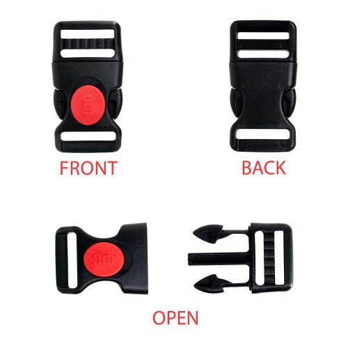 Locking Double Bar Buckle—1 In. 6 Locking Double Bar Buckle—1 In. - Image 4