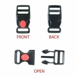 Locking Double Bar Buckle—5/8 In. -Home-Tools Sale BUC 58 FLT BLK3 64933.1499967253