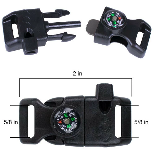 5/8" Utility Buckles- Various Colors 4 5/8" Utility Buckles- Various Colors - Image 2