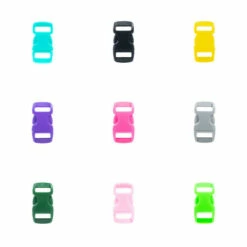 3/8 Inch Side Release Contoured Buckles