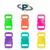 3/8 Inch Side Release Contoured Buckles - Neon Colors