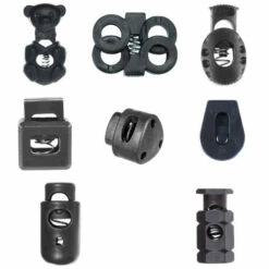 Fun Shaped Black Cord Locks