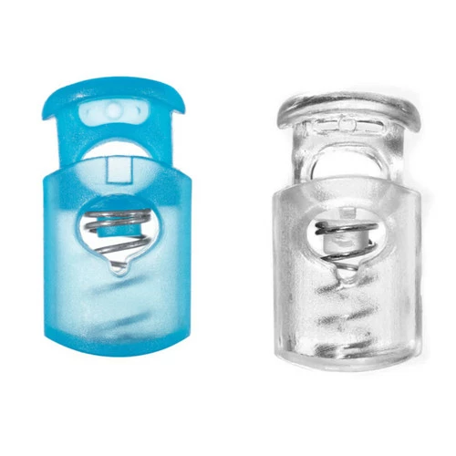 Cylinder Cord Locks - Clear 3 Cylinder Cord Locks - Clear