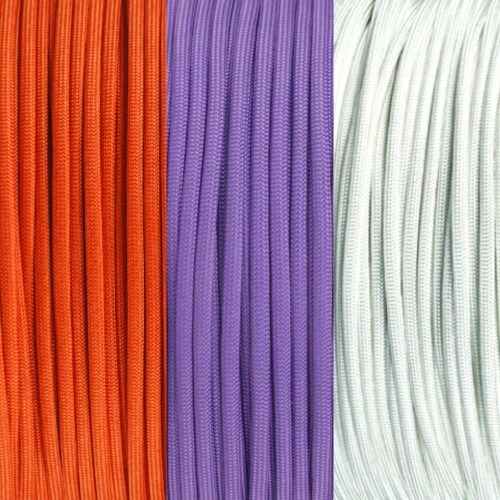 Clemson College Colors Paracord Kit 3 Clemson College Colors Paracord Kit