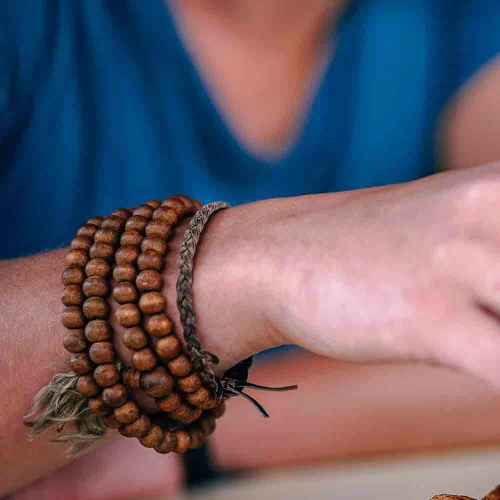 Dark Wooden Beads 4 Dark Wooden Beads - Image 2