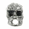 Glam Silver Skull Bead With Black Eyes -Home-Tools Sale GLAMSKULL SLVR 00213.1510673050