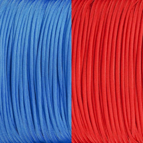 Kansas College Colors Paracord Kit 3 Kansas College Colors Paracord Kit