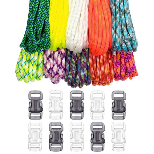 Paracord & Buckles Combo Kit - Festival Time 3 Paracord & Buckles Combo Kit - Festival Time