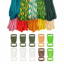 Paracord & Buckles Combo Kit - Jungle Vibes