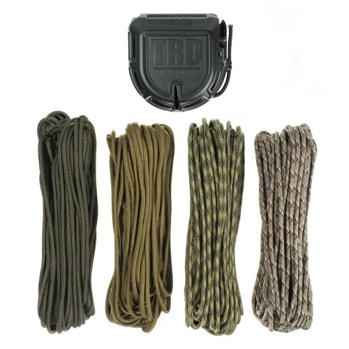 Tactical Rope Dispensor With 200' Of Paracord - Military 3 Tactical Rope Dispensor With 200' Of Paracord - Military