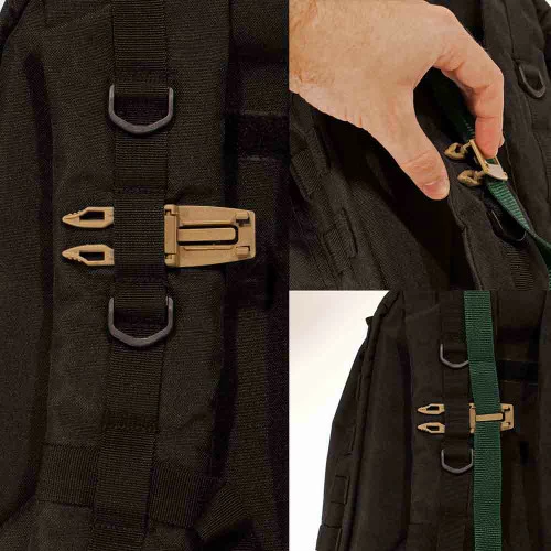 Molle Strap Carabiner Clips - Multiple Colors 4 Molle Strap Carabiner Clips - Multiple Colors - Image 2