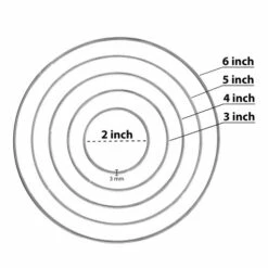 Large Silver Hoops -Home-Tools Sale MTLHOOP SLVR SIZECHART comp 05062.1665093623