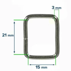 Silver Metal Loops - 3/4 Inch -Home-Tools Sale MTLLOOP34 SLVR SIZE 002 99252.1665094731