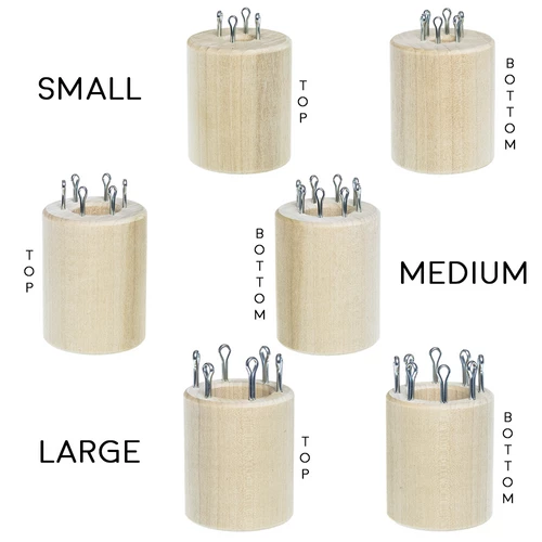 Double Sided Knitting Spool - Multiple Sizes 4 Double Sided Knitting Spool - Multiple Sizes - Image 2