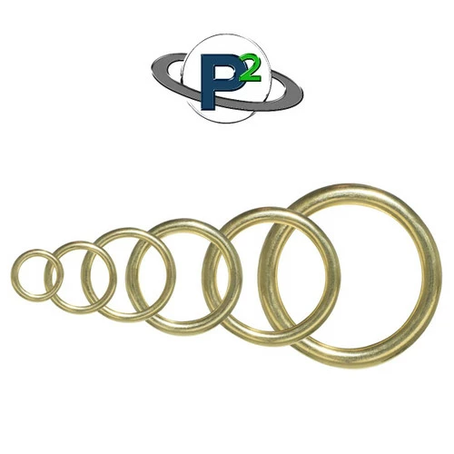 Brass O Rings - Multiple Sizes 3 Brass O Rings - Multiple Sizes
