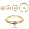 Brass Plated Steel O Rings - Multiple Sizes 1 Brass Plated Steel O Rings - Multiple Sizes -Home-Tools Sale ORING WLD BRASS 14 min 24691.1558121595