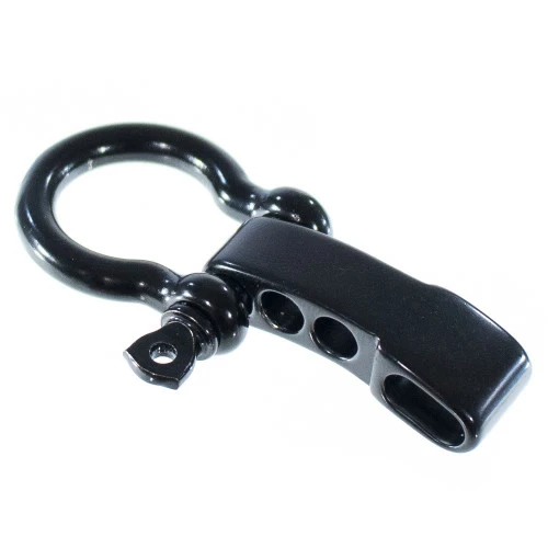 3cm Adjustable Bow Shackle - Black 4 3cm Adjustable Bow Shackle - Black - Image 2