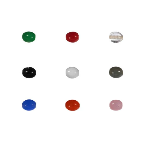 Oval Glass Rod Bead - Multiple Colors 3 Oval Glass Rod Bead - Multiple Colors