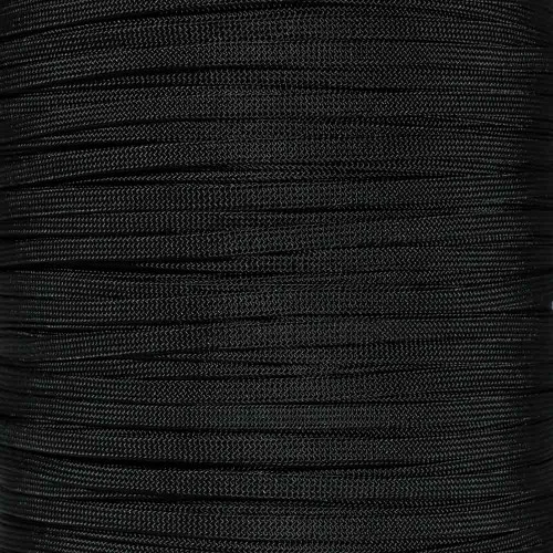 Black - 650 Coreless Paracord 3 Black - 650 Coreless Paracord