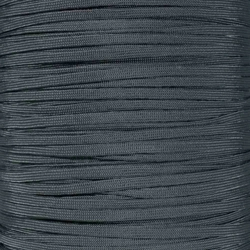 Charcoal Gray - 650 Coreless Paracord 3 Charcoal Gray - 650 Coreless Paracord