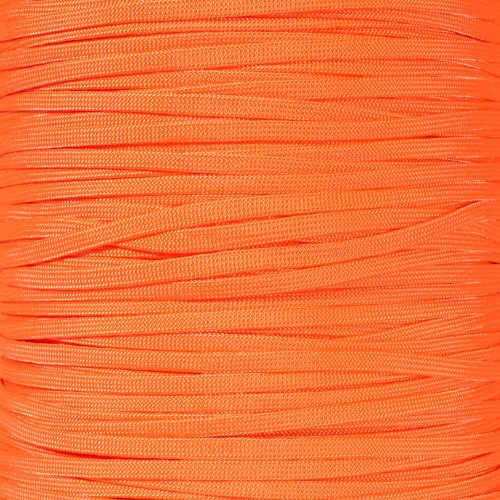 Neon Orange 650 Coreless Paracord - Spools 3 Neon Orange 650 Coreless Paracord - Spools