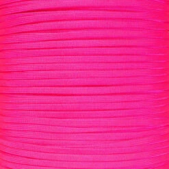 Neon Pink 650 Coreless Paracord - Spools