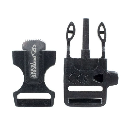 Paracord Planet 3/4" Whistle Buckle W/ Flint Rod 2 Paracord Planet 3/4" Whistle Buckle W/ Flint Rod -Home-Tools Sale P2BUC 34 WHS BLK 5 min1 55396.1594218560