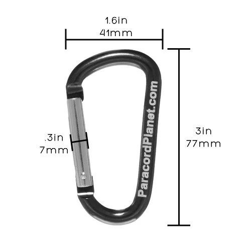 Paracord Planet Carabiners - Multiple Colors 4 Paracord Planet Carabiners - Multiple Colors - Image 2