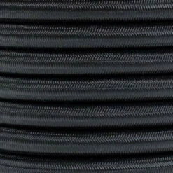1/2 Inch Shock Cord Spools - Black - 100 Feet