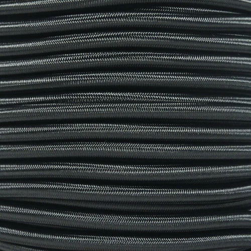 1/4 Inch Shock Cord Spools - Black 3 1/4 Inch Shock Cord Spools - Black