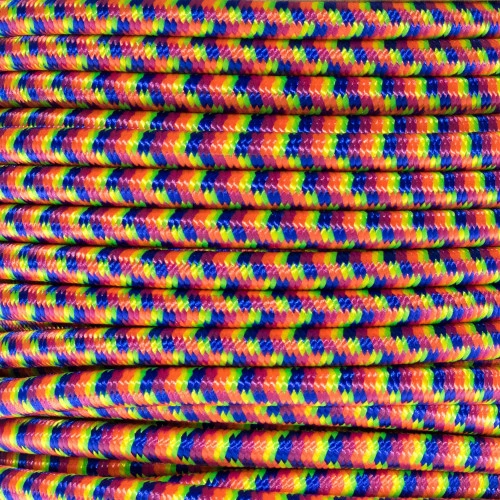 1/4 Inch Shock Cord Spools - Kaleidescope 3 1/4 Inch Shock Cord Spools - Kaleidescope