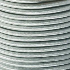 1/4 Inch Shock Cord Spools - Silver Gray