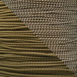 Coyote Brown - 1/8 Inch Shock Cord With Reflective Tracers