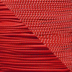 Imperial Red - 1/8 Inch Shock Cord With Reflective Tracers