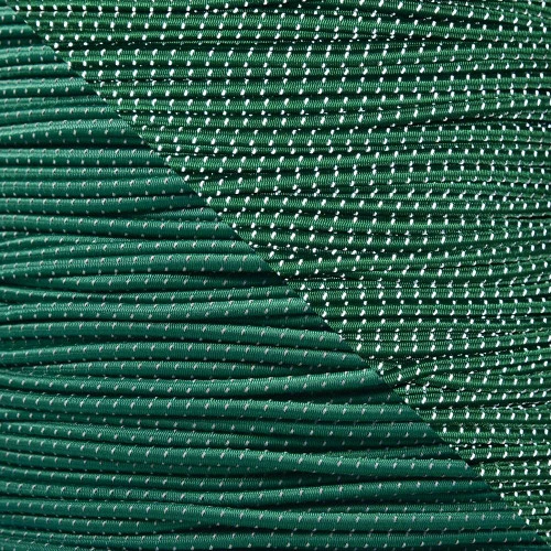 Reflective Kelly Green 1/8 Inch Shock Cord - Spools 3 Reflective Kelly Green 1/8 Inch Shock Cord - Spools