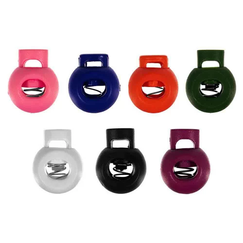 Single Hole Bubble Cord Locks - Multiple Colors 3 Single Hole Bubble Cord Locks - Multiple Colors
